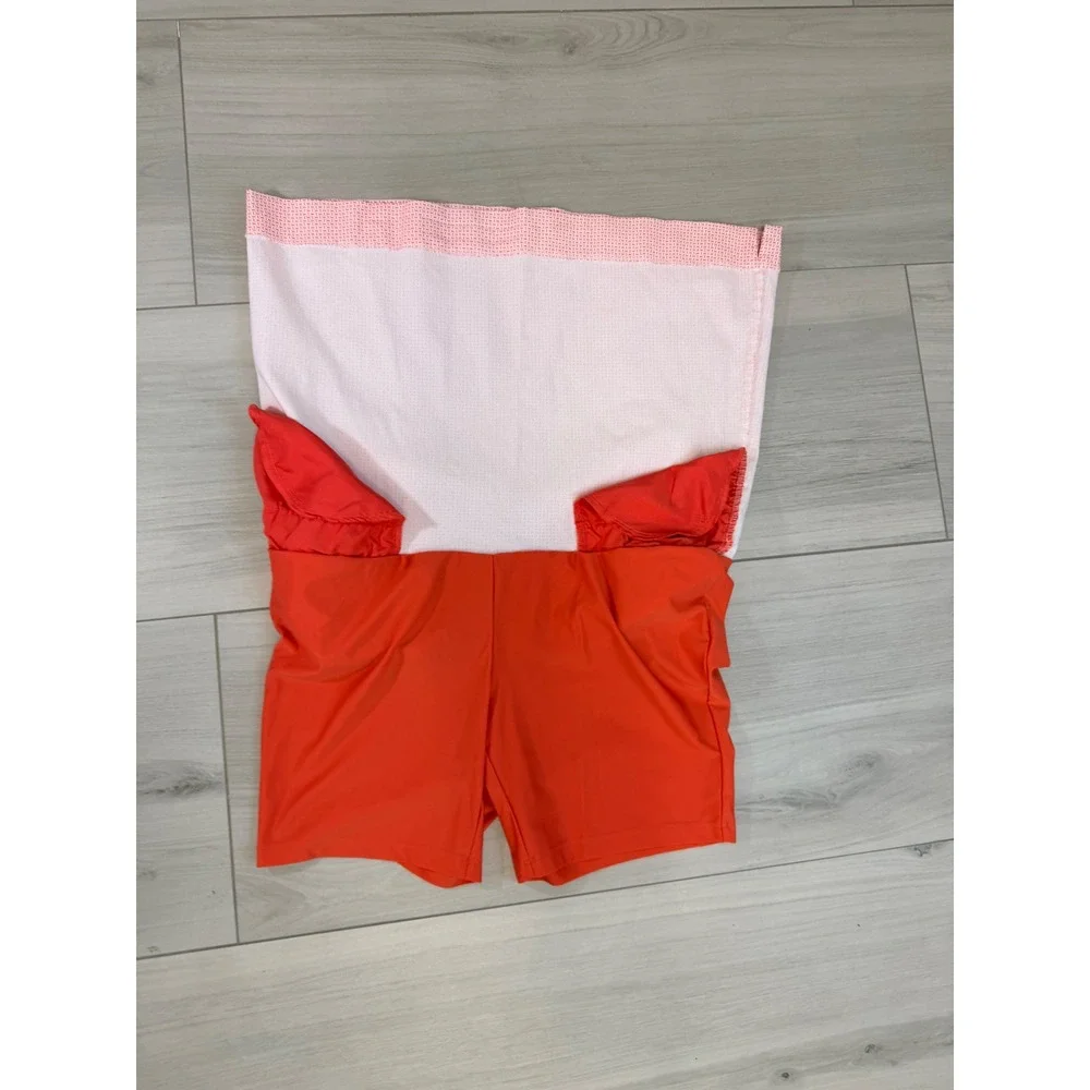 S.C. & Co. Athletic Skort Pink White Sz L Tennis Golf Sporty Activewear - Picture 4 of 8